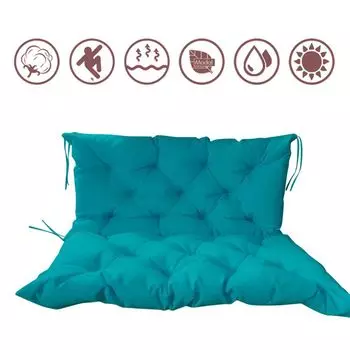 Панельная штора Joyswahl с рюшами, тюлевая штора с атласной лентой, бантик, прозрачный, белый, В x Ш 120 x 600 см DQQ, синий