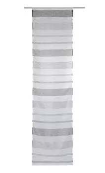 Панельная штора Лондон с принтом ок. 60х245, раздвижная полупрозрачная штора. HR Import GmbH, серо-коричневый