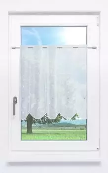 Панельная штора Lysel - Allium (Ш х В) 80см*60см серый/светло-серый