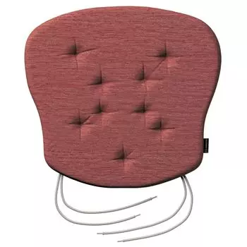 Панельная штора Lysel - дырочная вышивка #1Ш (ШхВ) 48,6см x 12см натуральный Dekoria, красный