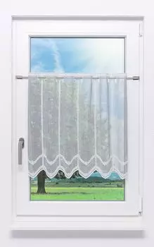 Панельная штора Lysel имитация льна (Ш x В) 62см * 60 серый/серый камень