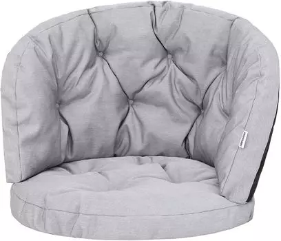 Панельная штора Lysel - крестообразный дизайн (Ш х В) 60см * 60см белый/сырой белый Hobbygarden, серый