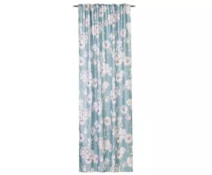 Панельная штора Lysel - листья (Ш х В) 45см*60см зеленый/мятный Gzze, аква