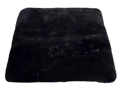 Панельная штора Lysel пара цветов (Ш х В) 96,3см * 30см белый/чисто-белый Reissner Lammfelle, черный