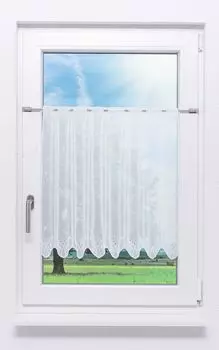 Панельная штора Lysel пара цветов (Ш х В) 53,5см * 60см белый/чисто-белый