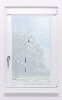 Панельная штора Lysel загородный дом мечта (Ш х В) 90см * 180см белый/белый