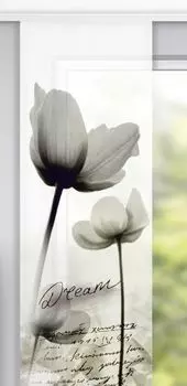 Панельная штора Neusser Collection Dream taupe, 60 x 280 см, серо-коричневый