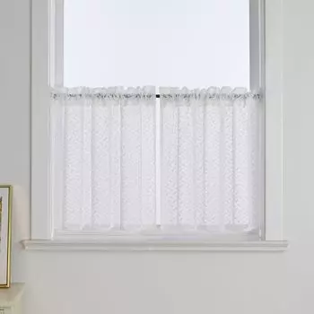 Панельная штора Noella с фурнитурой, размер: 60x245см, цвет: красный. Joyswahl, белый