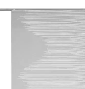 Панельная штора Novel, антрацитовый/белый