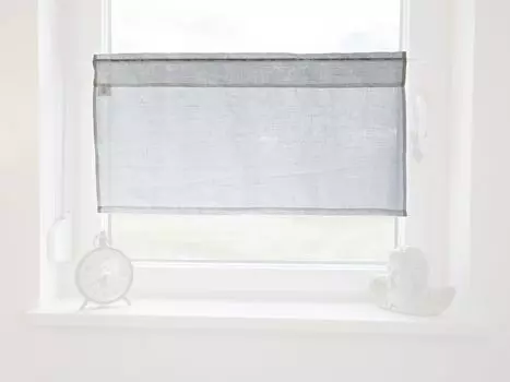 Панельная штора ок. 85х45 см. Мерло-красный 100% лен beties "лен" beties, белый