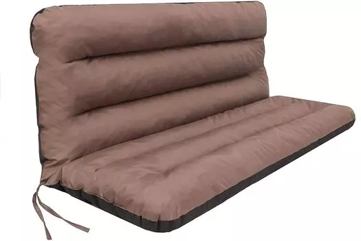 Панельная штора Panneaux Uni Voile 50 x 160 см, цвет: белый Hobbygarden, коричневый