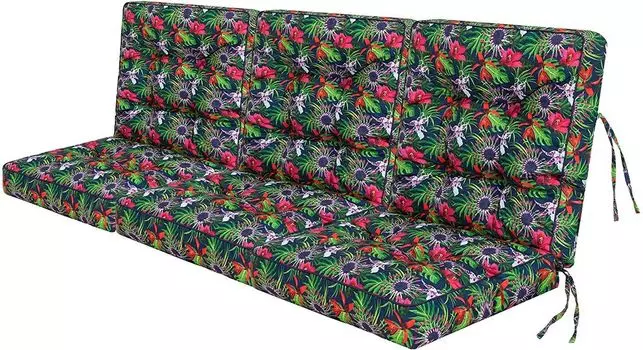 Панельная штора Plauener Lace - цветочное кружево #1Ш (ШxВ) 210см x 65см белый Hobbygarden, мультиколор