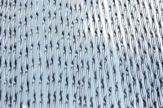 Панельная штора Plauener Spitze - Пламя (Ш х В) 49,20см*55см зеленый/оливково-зеленый La Tenda, черный