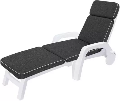 Панельная штора Plauener Spitze - Жемчужина (ШхВ) 192см*18см белая Hobbygarden, черный