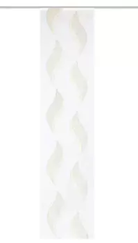 Панельная штора полупрозрачная 60/245 см, зеленый