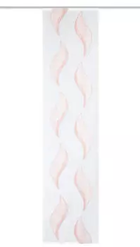 Панельная штора полупрозрачная 60/245 см, розовый