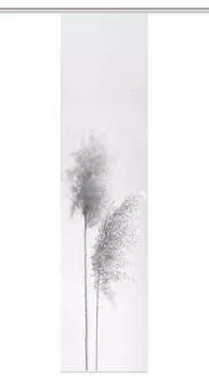 Панельная штора полупрозрачная 60/260 см, серый