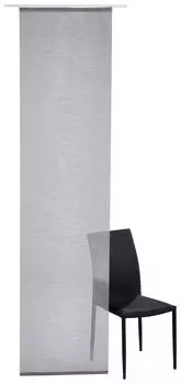 Панельная штора прозрачная Novel, серый