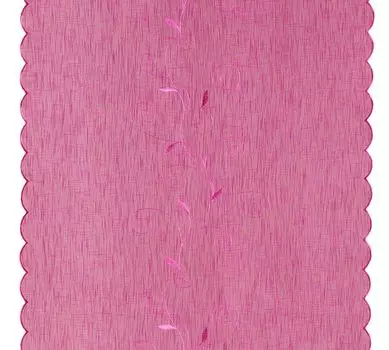 Панельная штора светло-оранжевая полупрозрачная 60х245 см, раздвижная штора с имитацией дикого шелка Haus und Deko, фиолетовый