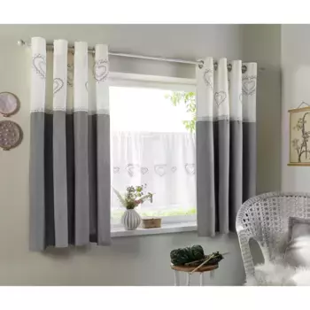 Панельные шторы для дома «Луи», (1 шт.), полупрозрачные, экологически чистые, с принтом на одной стороне Home Affaire, белый