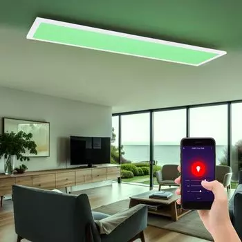Панель Smart RGB LED встраиваемая и накладная, 3200 люмен, длина 120 см etc-shop, белый