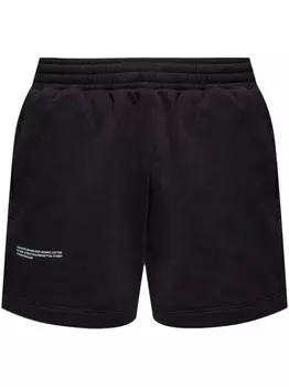 Pangaia шорты с логотипом, черный