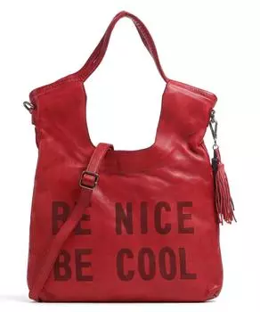 Paniglgasse 3 шопер из мелкозернистой яловой кожи Taschendieb Wien, красный