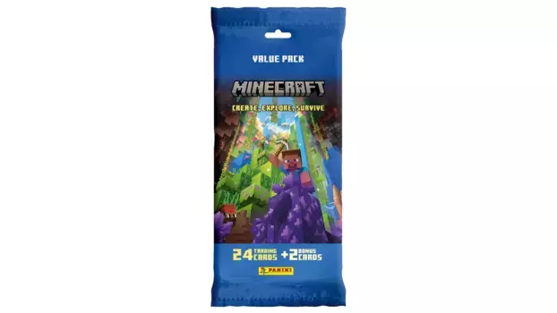 Panini Коллекционные карточки Minecraft 3 Fat Pack