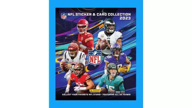 Panini Коллекция стикеров и карточек НФЛ 2023 сумка (50 шт в коробке)