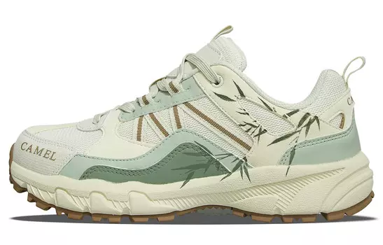 Panlong Outdoor Performance Shoes Women's Low-top Green Camel