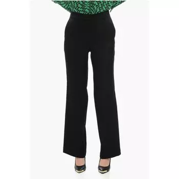 Pantaloni Джинсы из атласа с расклешенным кроем Michael Kors, Black