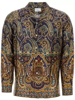 PANTAMOLLE шелковая рубашка Stimarol, синий