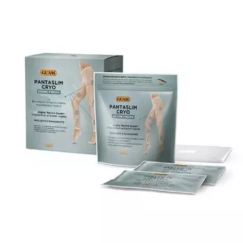 Pantaslim Cryo Cold Action Ready to Use + Sauna Effect Pant, укрепляющий и похудительный уход, 3 процедуры с морскими водорослями, сделано в Италии Guam