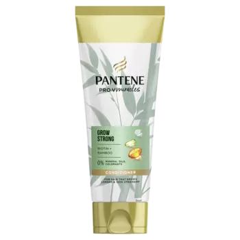 Pantene Grow Strong кондиционер против выпадения волос с бамбуком и биотином, 200 мл