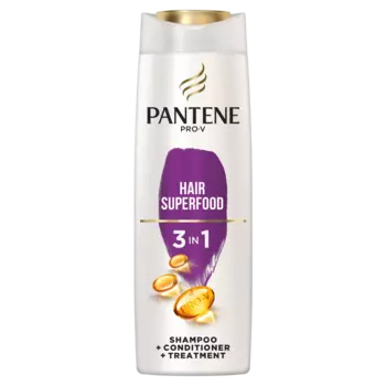 Pantene Pro-V Superfood 3w1 шампунь, кондиционер и уход за волосами, 360 мл