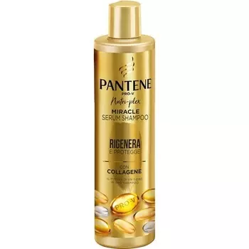Pantene X Emily In Paris Восстанавливающий и Защитный Шампунь-сыворотка Miracle, 250 мл, Ограниченный выпуск - Обогащен Pro-V и коллагеновыми пептидами