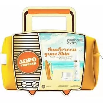 Panthenol Promo Extra Sunscreen Your Skin Прозрачный крем для лица и глаз Spf30 50 мл Medisei