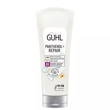 Panthenol+ Восстанавливающая маска и кондиционер 2 в 1 - Уход за волосами Guhl
