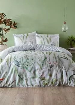 Paoletti Комплект пододеяльников Aaliyah Botanical из 100 % хлопка, белый