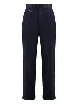 Paolo Pecora брюки с вытачками, синий