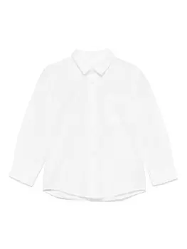 Paolo Pecora Детская рубашка из хлопка Paolo Pecora Kids, белый