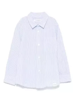 Paolo Pecora Детская рубашка в полоску Paolo Pecora Kids, синий