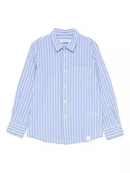 Paolo Pecora Детская рубашка в полоску Paolo Pecora Kids, синий