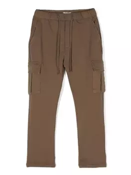 Paolo Pecora Kids спортивные штаны из джерси, коричневый