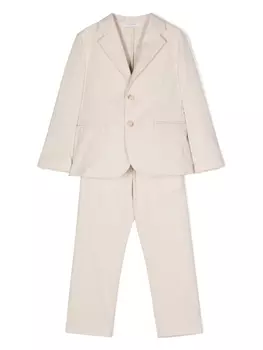 Paolo Pecora костюм с однобортным пиджаком, нейтральный цвет
