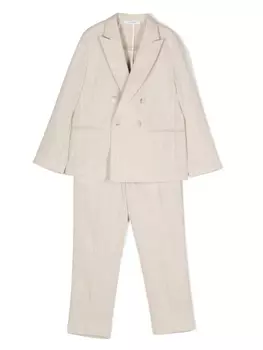 Paolo Pecora меланжевый костюм, нейтральный цвет