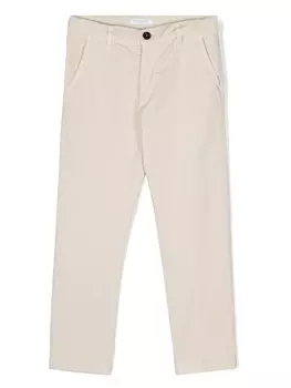 Paolo Pecora зауженные брюки чинос, нейтральный цвет