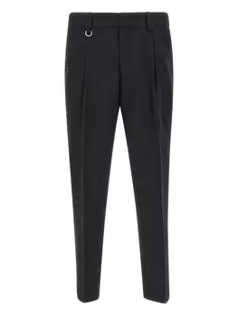 Paolo Pecora зауженные брюки чиносы, черный