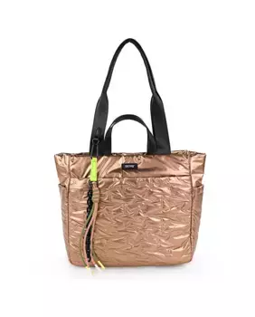 Папка для документов Meilen с двойной ручкой цвета бронзы SKPAT, золотой