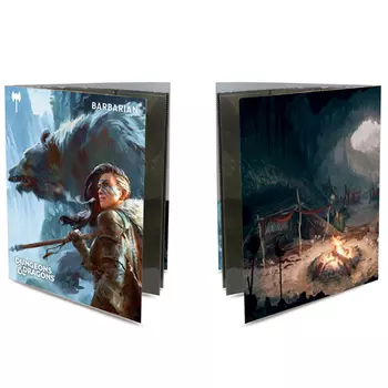 Папка для карт D&D Class Folio With Stickers: Barbarian Ultra Pro
